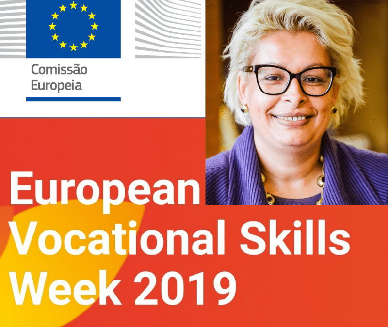 COMISSÃO EUROPEIA NOMEIA Teresa Do Rosário Damásio COMO EMBAIXADORA DA SEMANA EUROPEIA DA FORMAÇÃO PROFISSIONAL 20199