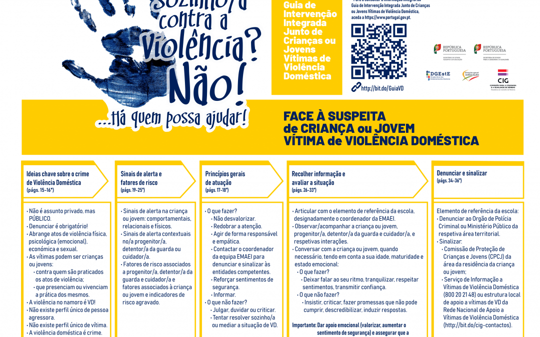 Sozinho/a contra a violência? Não!